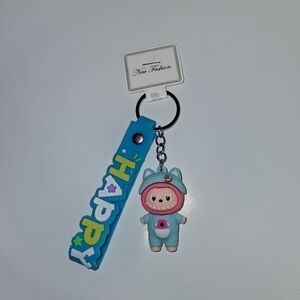 Charming Blue Cartoon Key Holder by